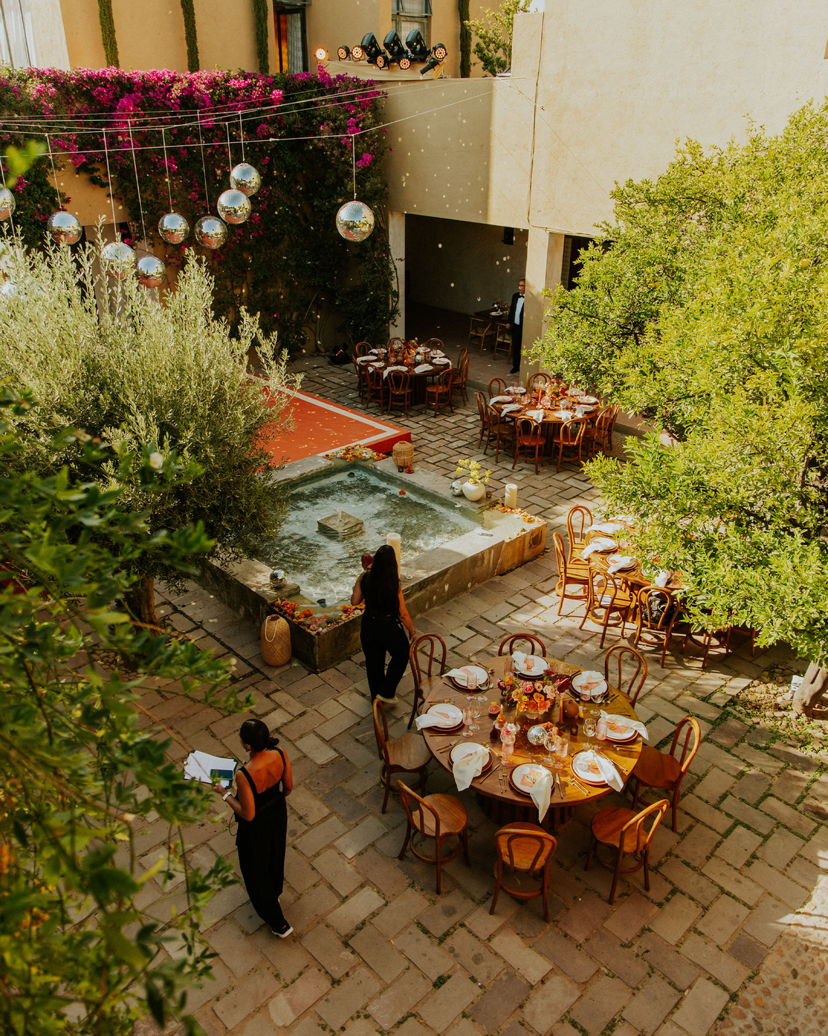 Courtyard After Dark
