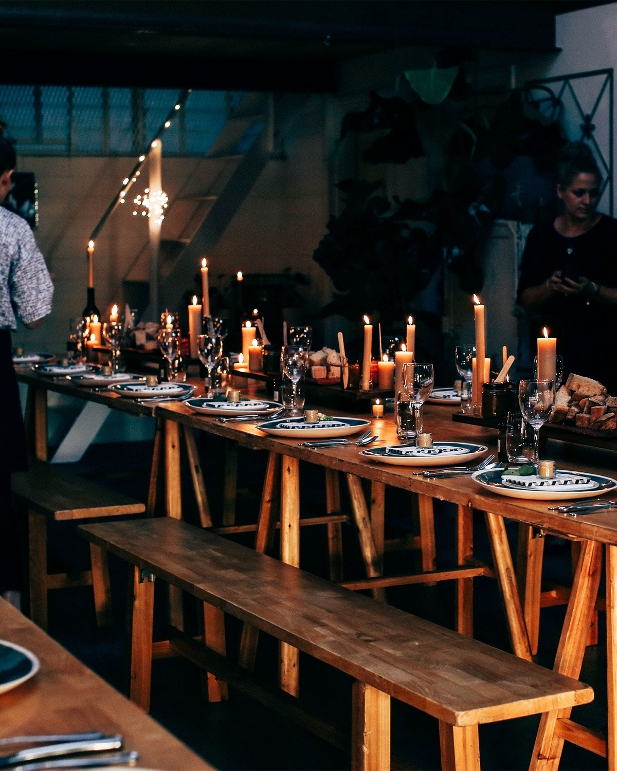 The Long Table — before